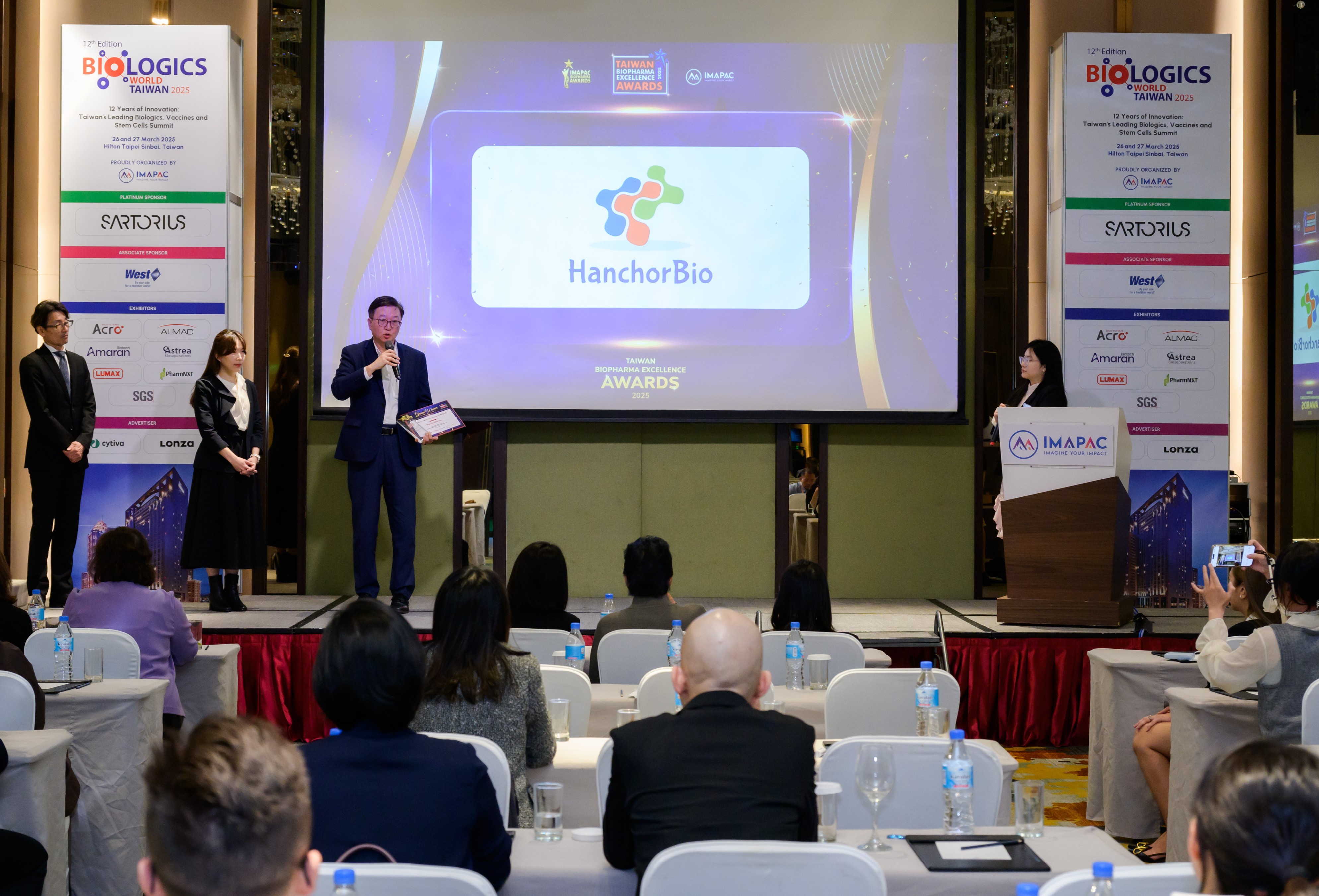HanchorBio Recognized IMAPAC 2025 Taiwan Biopharma Excellence Award